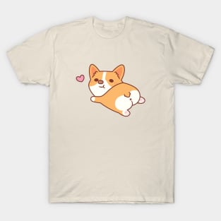 Cute Corgi Dog With Cute Butt T-Shirt